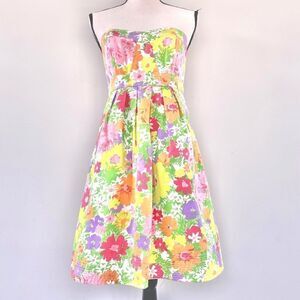 Shoshanna Garden Party Strapless Dress
